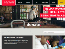 Tablet Screenshot of hagar.org.au
